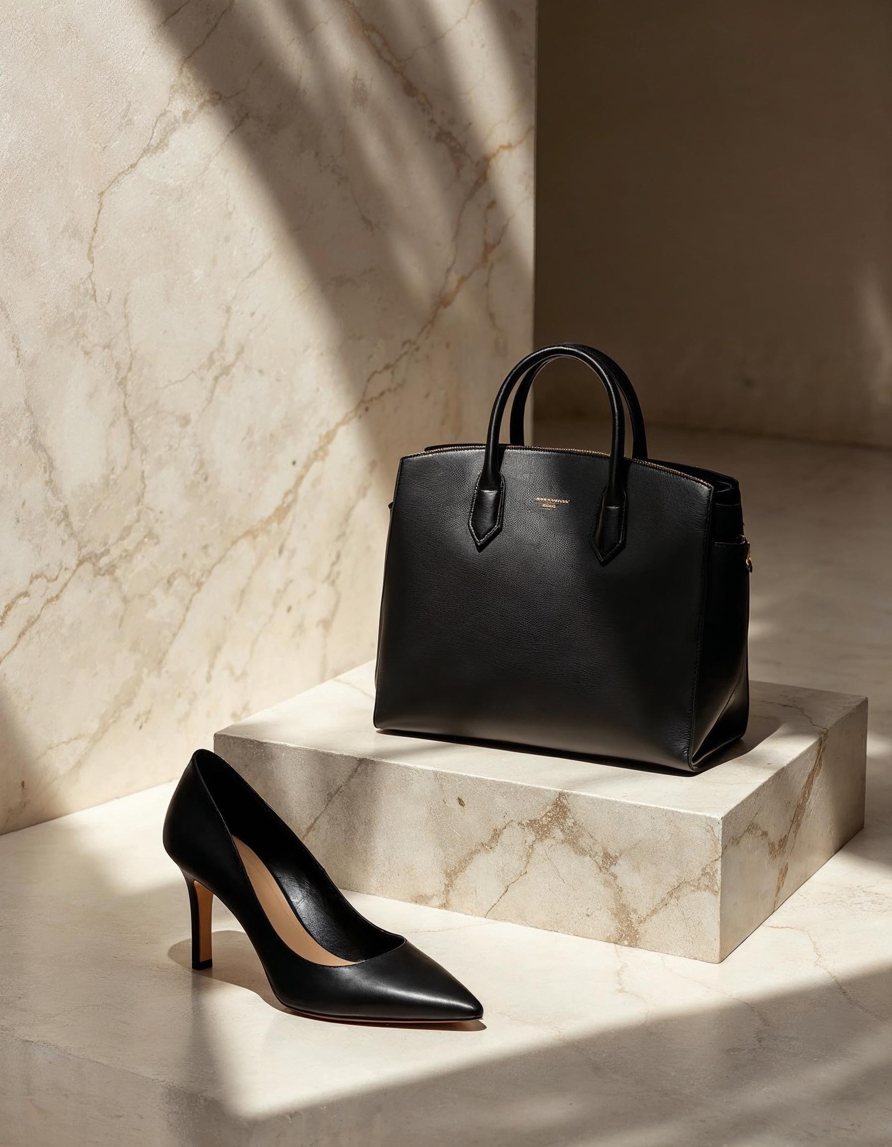 Bodegón de bolso y zapato de lujo 10 Bodegón de bolso y zapato de lujo