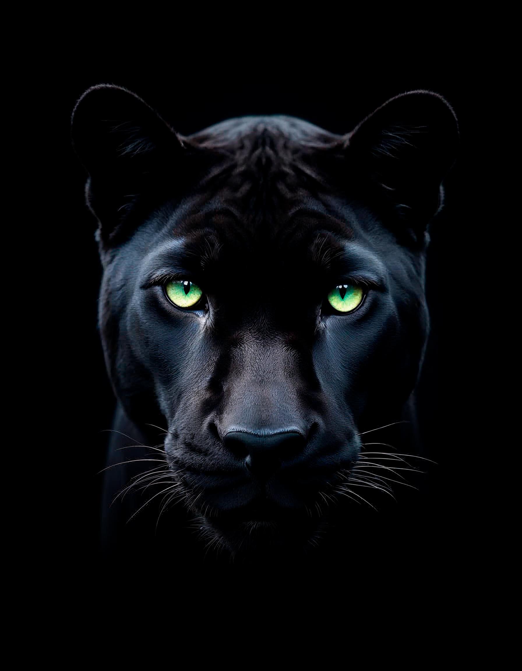 Puma negro generado con IA 8 Puma negro generado con IA